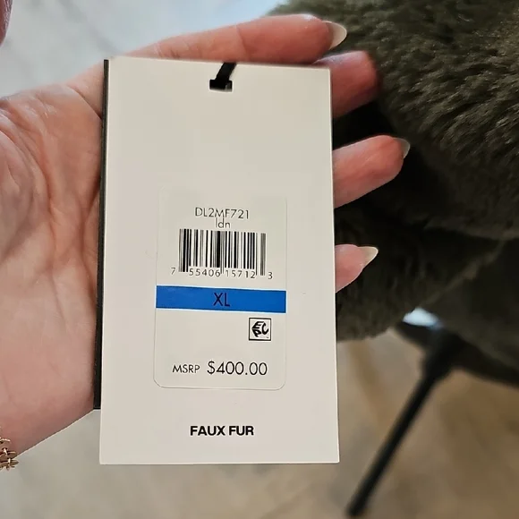 DKNY Olive Teddy Jacket - Picture 4 of 7